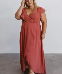 BB Custom Dresses Katya Ruffle Maxi Dress | Rosewood 31 BB Custom Dresses Katya Ruffle Maxi Dress | Rosewood