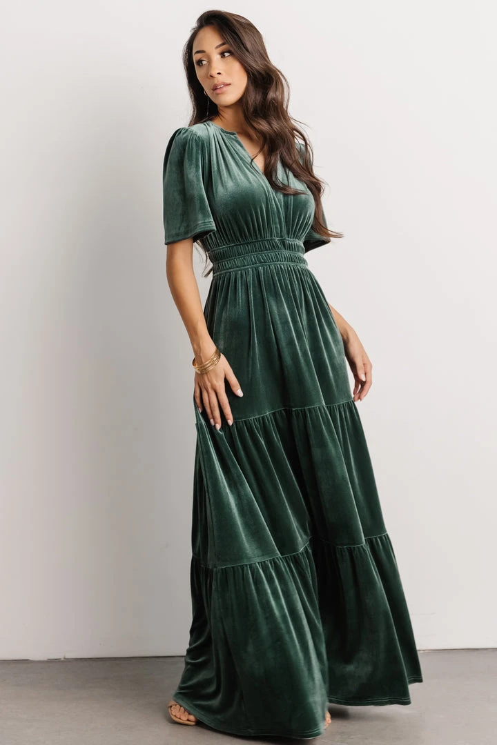 RR Artemis Velvet Maxi Dress | Deep Lagoon Dresses 10 RR Artemis Velvet Maxi Dress | Deep Lagoon Dresses