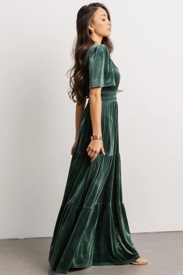 RR Artemis Velvet Maxi Dress | Deep Lagoon Dresses 6 RR Artemis Velvet Maxi Dress | Deep Lagoon Dresses