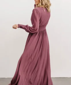 BB Custom Dresses Olivia Maxi Dress | Vintage Plum 16 BB Custom Dresses Olivia Maxi Dress | Vintage Plum