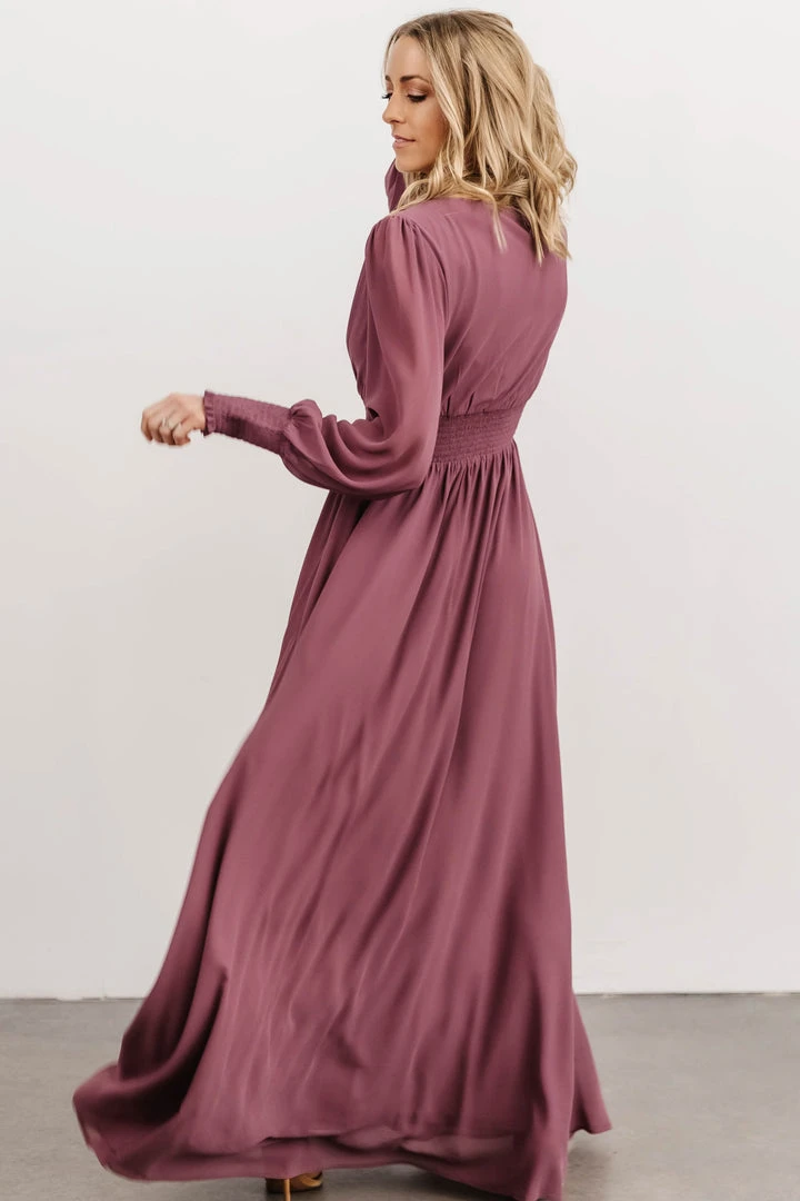 BB Custom Dresses Olivia Maxi Dress | Vintage Plum 8 BB Custom Dresses Olivia Maxi Dress | Vintage Plum
