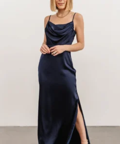 SL Sydney Satin Gown | Navy Dresses 23 SL Sydney Satin Gown | Navy Dresses