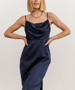 SL Sydney Satin Gown | Navy Dresses 22 SL Sydney Satin Gown | Navy Dresses