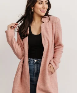 BS Tops Knoll Notch Jacket | Vintage Rose