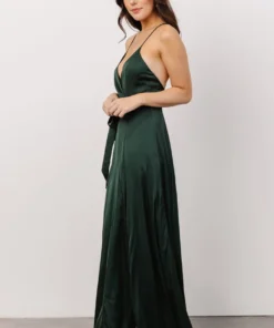 IBS Dresses Riley Tank Maxi Dress | Dark Green