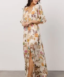 AK Corinth Maxi Dress | Jacquard Multi Floral Dresses