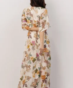AK Corinth Maxi Dress | Jacquard Multi Floral Dresses
