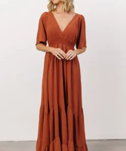 Dresses Delilah Maxi Dress | Terracotta