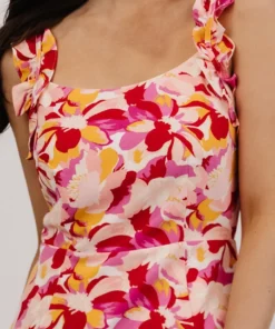 SL Salzburg Tank Midi Dress | Pink Multi Floral Dresses
