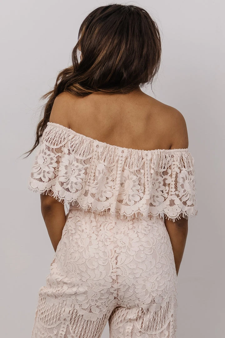 RR Maryn Lace Jumpsuit | Blush 6 RR Maryn Lace Jumpsuit | Blush