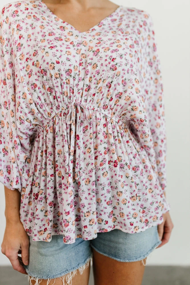 HAY Erica Boho Top | Dusty Purple Floral 6 HAY Erica Boho Top | Dusty Purple Floral