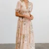 BB Custom Santorini Maxi Dress | Blush Floral