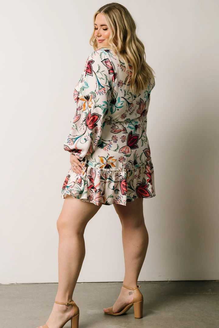 FT Dresses Tally Mini Dress | Off White Multi Print 15 FT Dresses Tally Mini Dress | Off White Multi Print