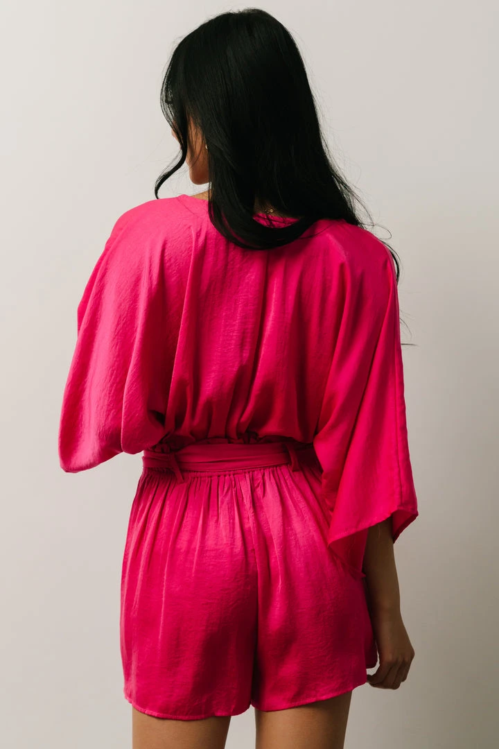 DD Vacation Joan Romper | Fuchsia 6 DD Vacation Joan Romper | Fuchsia