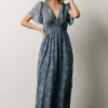 RR Dresses Evelyn Smocked Maxi Dress | Blue