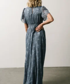 RR Dresses Evelyn Smocked Maxi Dress | Blue 22 RR Dresses Evelyn Smocked Maxi Dress | Blue