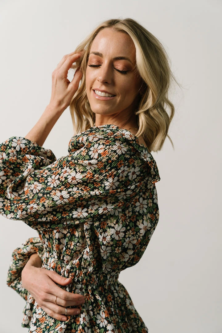 HAY Eileen Long Sleeve Peasant Top | Multi Floral 10 HAY Eileen Long Sleeve Peasant Top | Multi Floral