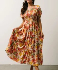 POL Dresses Madrid Smocked Dress | Multi Floral