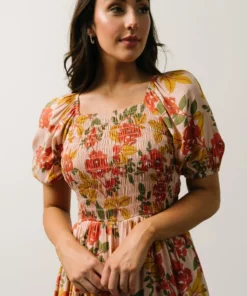 POL Dresses Madrid Smocked Dress | Multi Floral