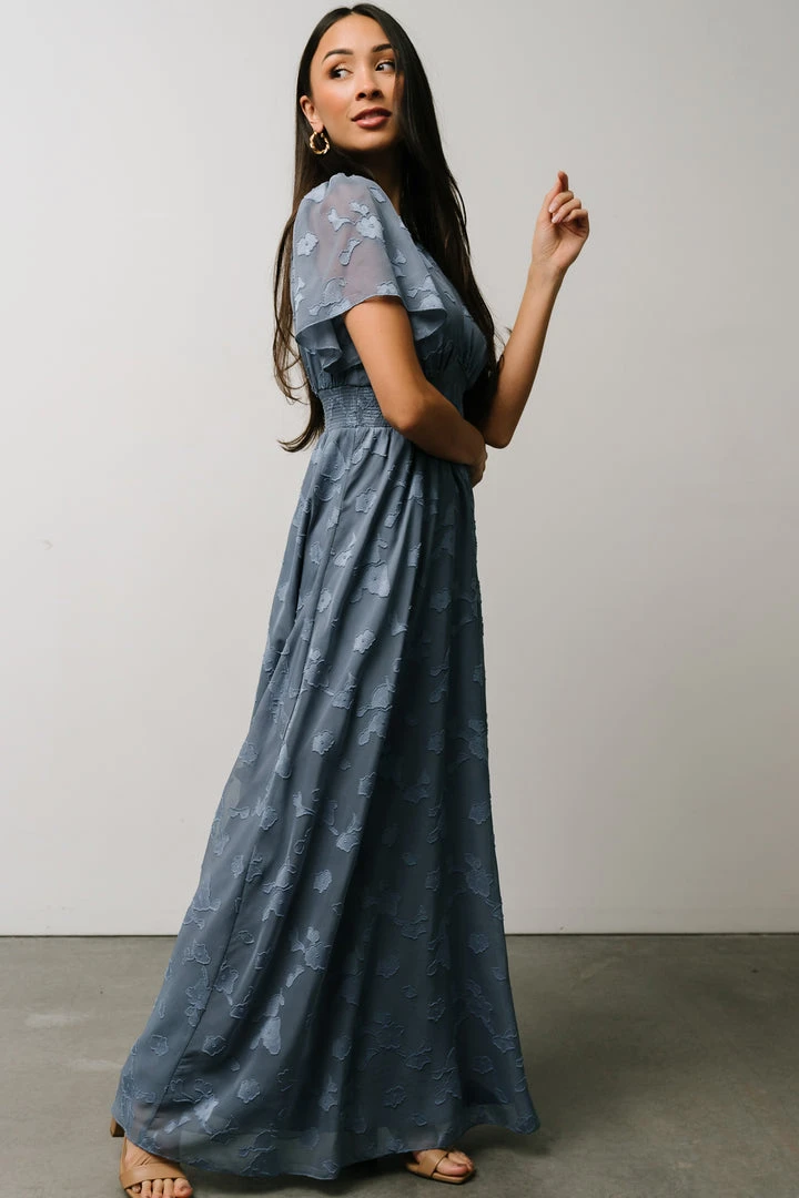 RR Dresses Evelyn Smocked Maxi Dress | Blue 13 RR Dresses Evelyn Smocked Maxi Dress | Blue