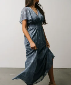 RR Dresses Evelyn Smocked Maxi Dress | Blue 30 RR Dresses Evelyn Smocked Maxi Dress | Blue