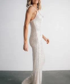 RR Bridal Willett Sequin Jumpsuit | Cream 13 RR Bridal Willett Sequin Jumpsuit | Cream