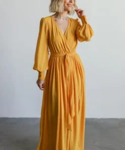 Dresses Celine Maxi Dress | Mustard 13 Dresses Celine Maxi Dress | Mustard