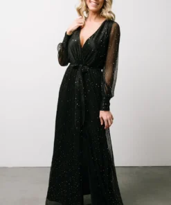 BB Custom Dresses Abigail Sparkle Gown | Black 11 BB Custom Dresses Abigail Sparkle Gown | Black