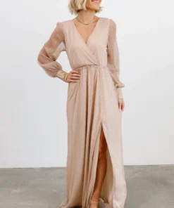 BB Custom Dresses Abigail Sparkle Gown | Champagne