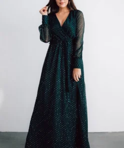 BB Custom Abigail Sparkle Gown | Emerald Dresses