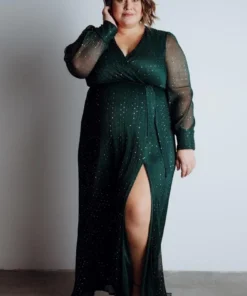 BB Custom Abigail Sparkle Gown | Emerald Dresses