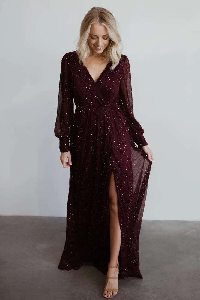 BB Custom Dresses Abigail Sparkle Gown | Mulberry 6 BB Custom Dresses Abigail Sparkle Gown | Mulberry