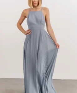 SL Adelaide Gown | Dusty Blue 19 SL Adelaide Gown | Dusty Blue