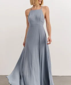 SL Adelaide Gown | Dusty Blue 18 SL Adelaide Gown | Dusty Blue