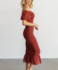 RR Alana Smocked Midi Dress | Clay Dresses 9 RR Alana Smocked Midi Dress | Clay Dresses