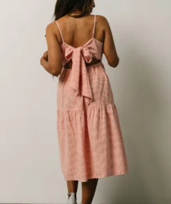 BS Dresses Alaska Open Tie Back Midi Dress | Clay