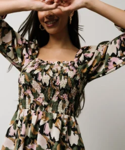 BS Dresses Alastair Smocked Mini Dress | Multi Print 18 BS Dresses Alastair Smocked Mini Dress | Multi Print