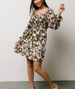 BS Dresses Alastair Smocked Mini Dress | Multi Print 13 BS Dresses Alastair Smocked Mini Dress | Multi Print