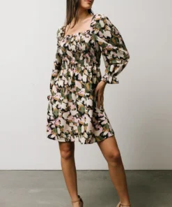 BS Dresses Alastair Smocked Mini Dress | Multi Print