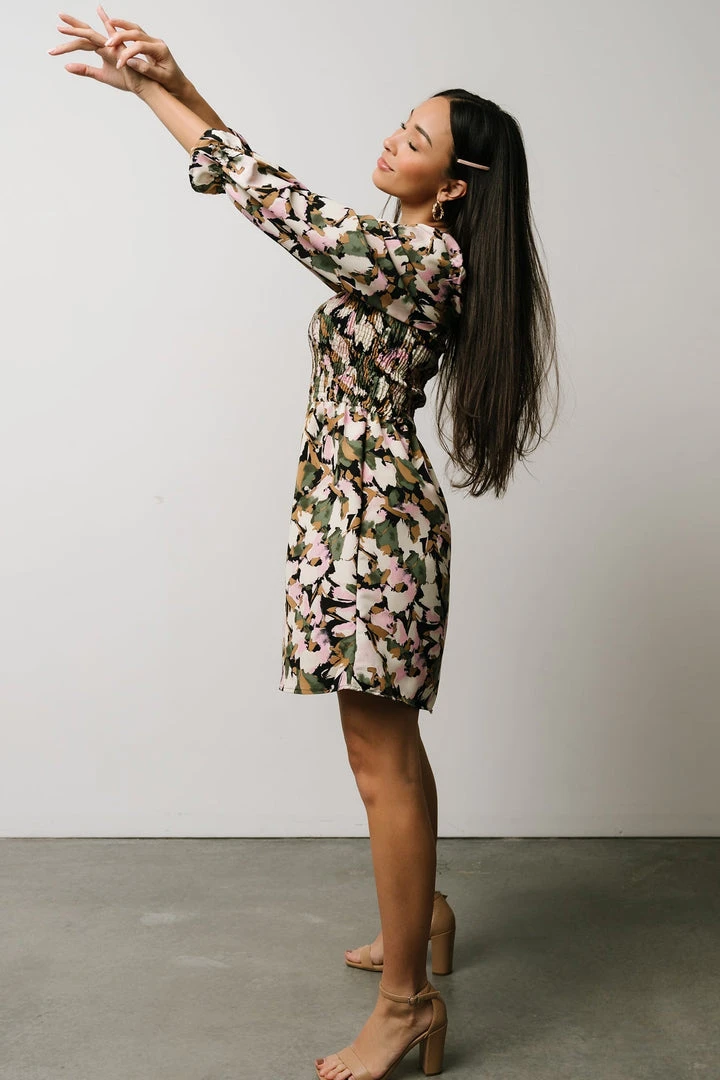 BS Dresses Alastair Smocked Mini Dress | Multi Print 10 BS Dresses Alastair Smocked Mini Dress | Multi Print