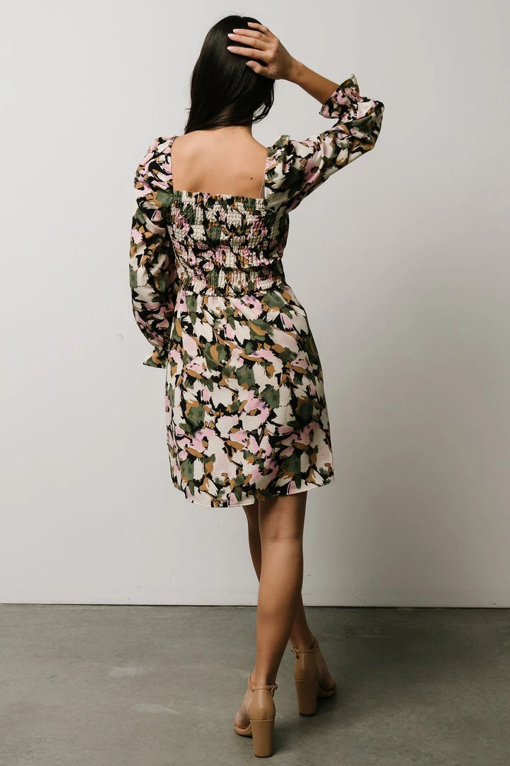 BS Dresses Alastair Smocked Mini Dress | Multi Print 7 BS Dresses Alastair Smocked Mini Dress | Multi Print