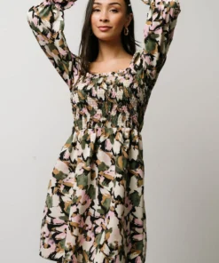 BS Dresses Alastair Smocked Mini Dress | Multi Print