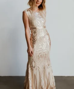 RR Alessia Sequin Gown | Champagne Dresses 12 RR Alessia Sequin Gown | Champagne Dresses