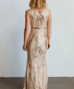 RR Alessia Sequin Gown | Champagne Dresses 14 RR Alessia Sequin Gown | Champagne Dresses