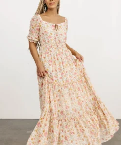 BB Custom Alice Smocked Maxi Dress | Blossom Print Dresses