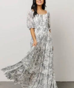 BB Custom Alice Smocked Maxi Dress | Blue Print