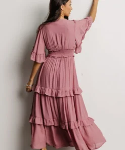 FT Alta Tiered Maxi Dress | Dusty Mauve Dresses 14 FT Alta Tiered Maxi Dress | Dusty Mauve Dresses