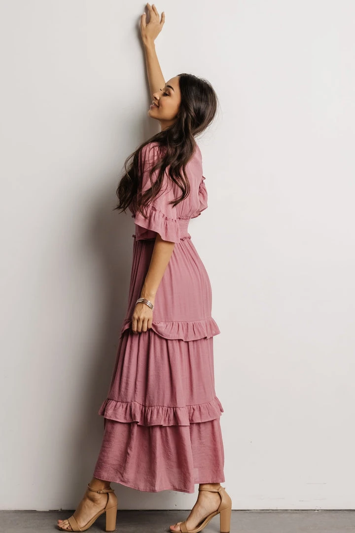 FT Alta Tiered Maxi Dress | Dusty Mauve Dresses 7 FT Alta Tiered Maxi Dress | Dusty Mauve Dresses