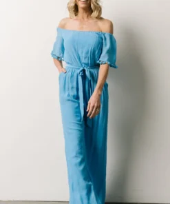 DD Althea Boho Jumpsuit | Sky Blue