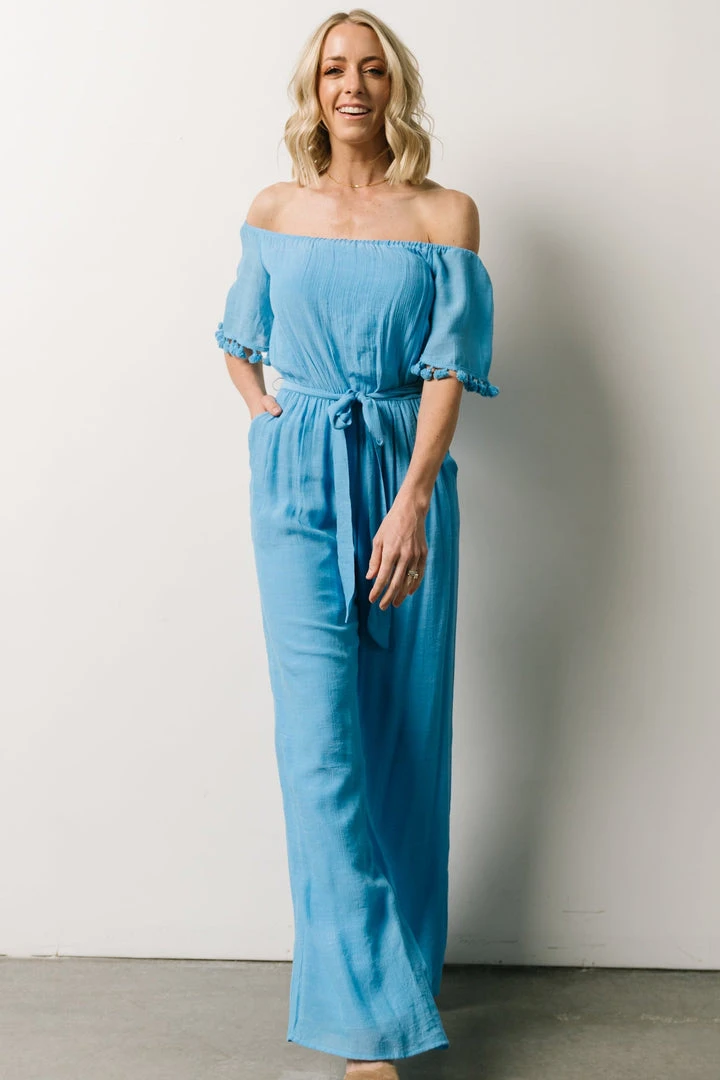 DD Althea Boho Jumpsuit | Sky Blue 1 DD Althea Boho Jumpsuit | Sky Blue